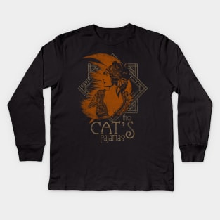 The Cat's Pajamas Kids Long Sleeve T-Shirt